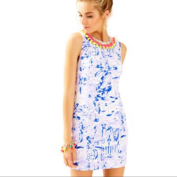 NWT Lilly Pulitzer Mila Shift Lilac Rock the Dock - Picture 2 of 8